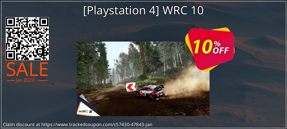  - Playstation 4 WRC 10 coupon on Korean New Year sales