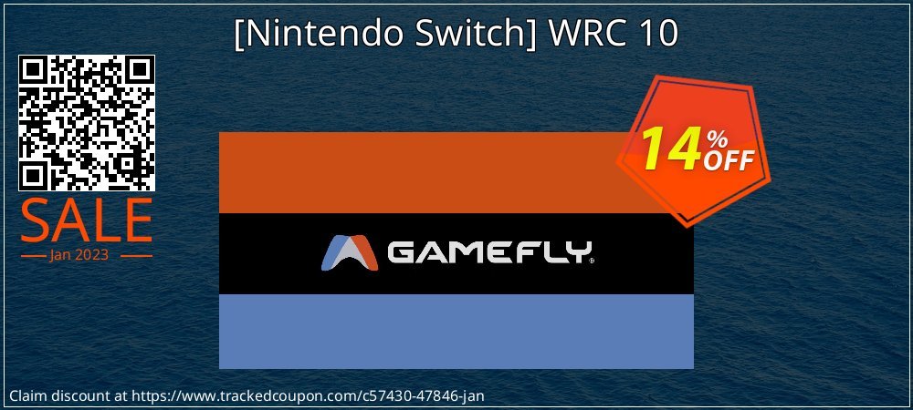 - Nintendo Switch WRC 10 coupon on Happy New Year offer