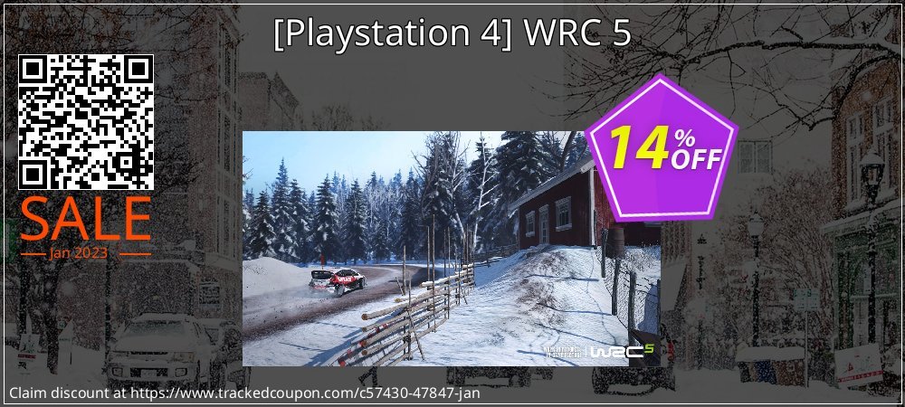  - Playstation 4 WRC 5 coupon on Valentine's Day offering discount