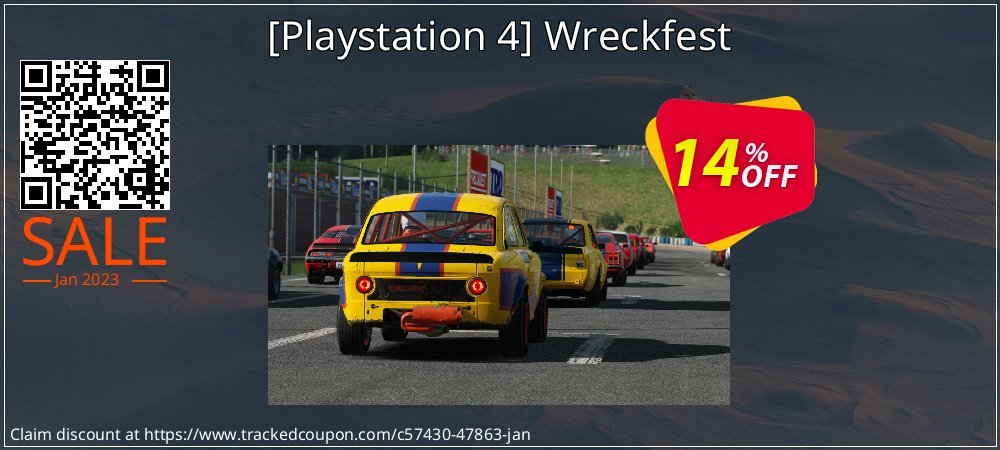  - Playstation 4 Wreckfest coupon on National Pizza Day offer
