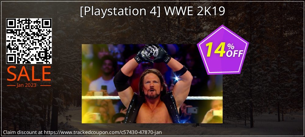  - Playstation 4 WWE 2K19 coupon on Kiss Day sales