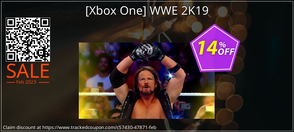  - Xbox One WWE 2K19 coupon on New Year's Day sales