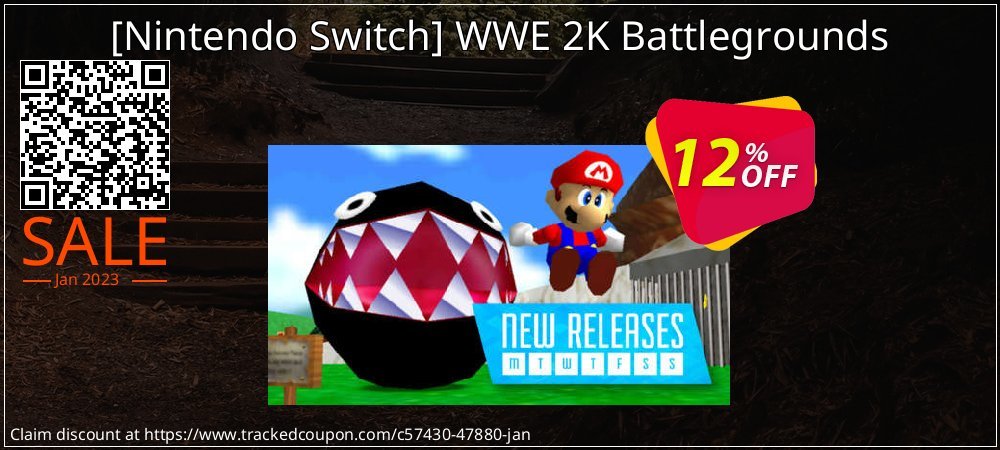  - Nintendo Switch WWE 2K Battlegrounds coupon on Martin Luther King Day sales