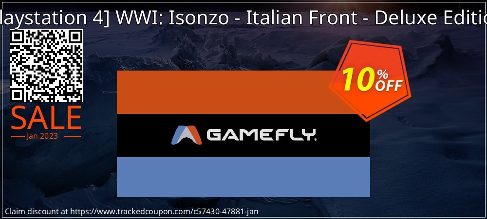  - Playstation 4 WWI: Isonzo - Italian Front - Deluxe Edition coupon on Kiss Day offer