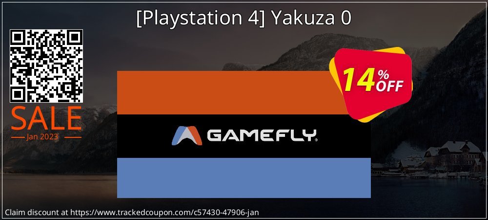  - Playstation 4 Yakuza 0 coupon on Lover's Day sales