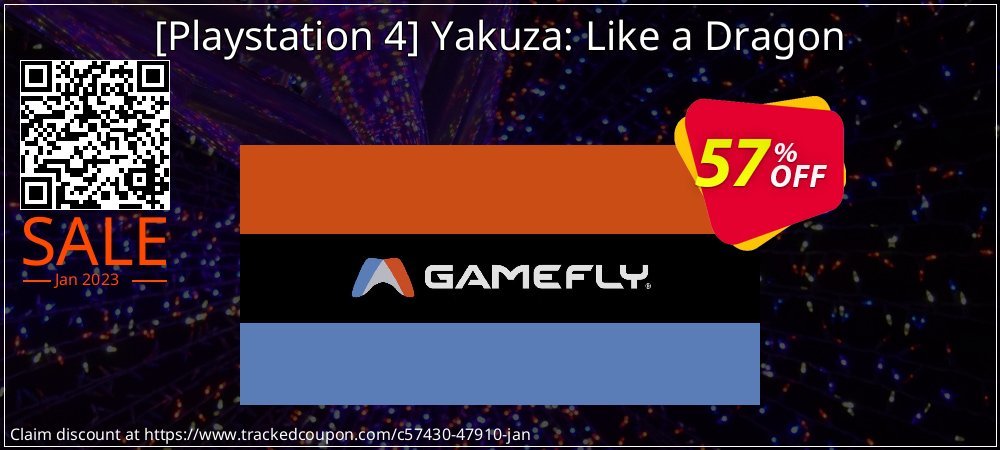  - Playstation 4 Yakuza: Like a Dragon coupon on Chocolate Day offering discount