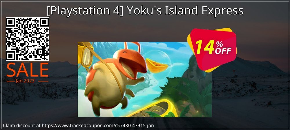  - Playstation 4 Yoku's Island Express coupon on Valentine sales