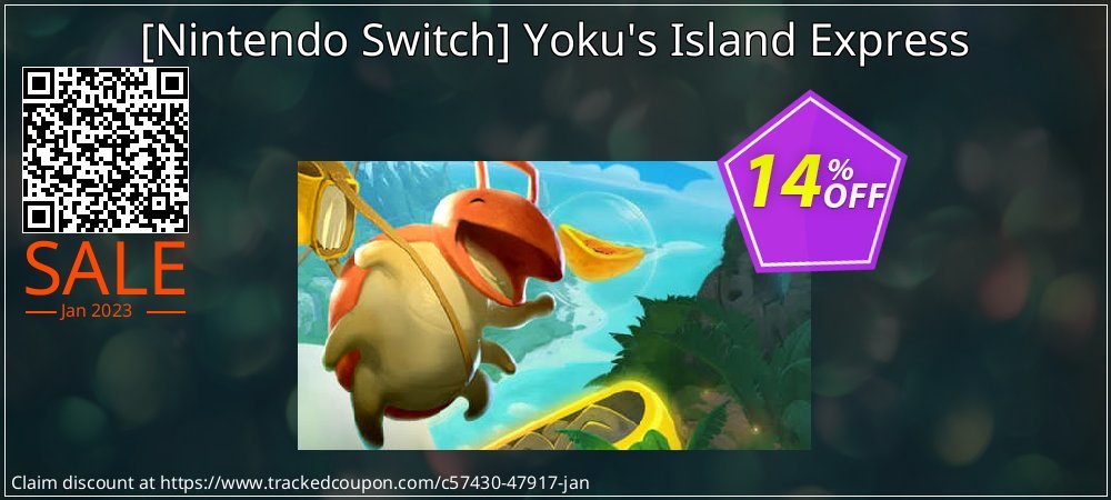  - Nintendo Switch Yoku's Island Express coupon on Lover's Day offer