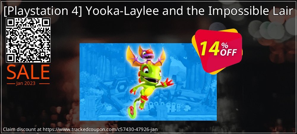  - Playstation 4 Yooka-Laylee and the Impossible Lair coupon on Valentine offer