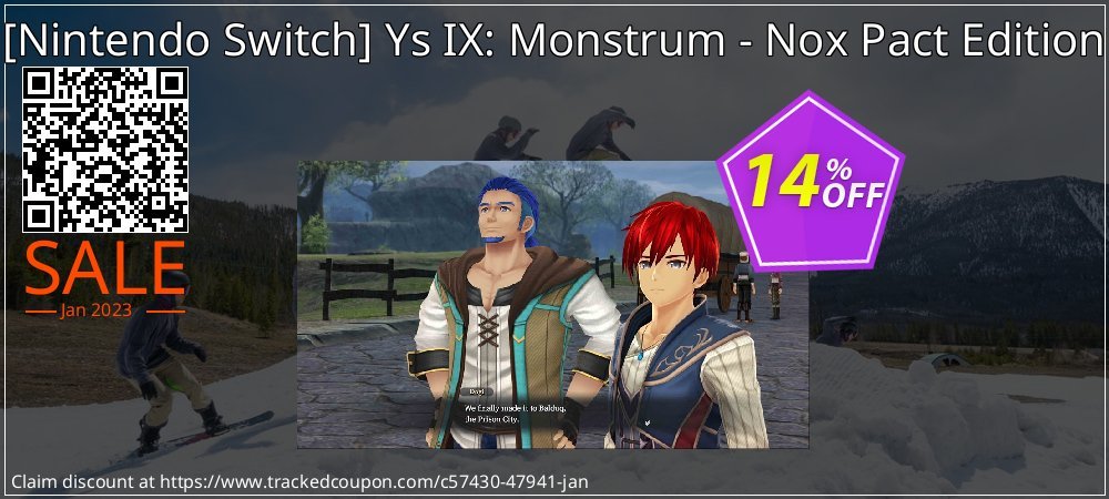  - Nintendo Switch Ys IX: Monstrum - Nox Pact Edition coupon on New Year's Day discounts