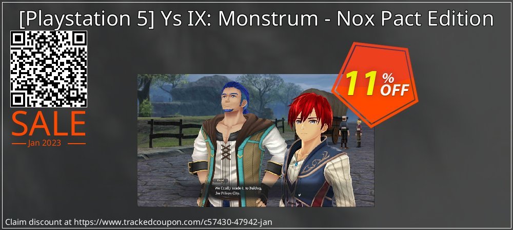  - Playstation 5 Ys IX: Monstrum - Nox Pact Edition coupon on Korean New Year sales