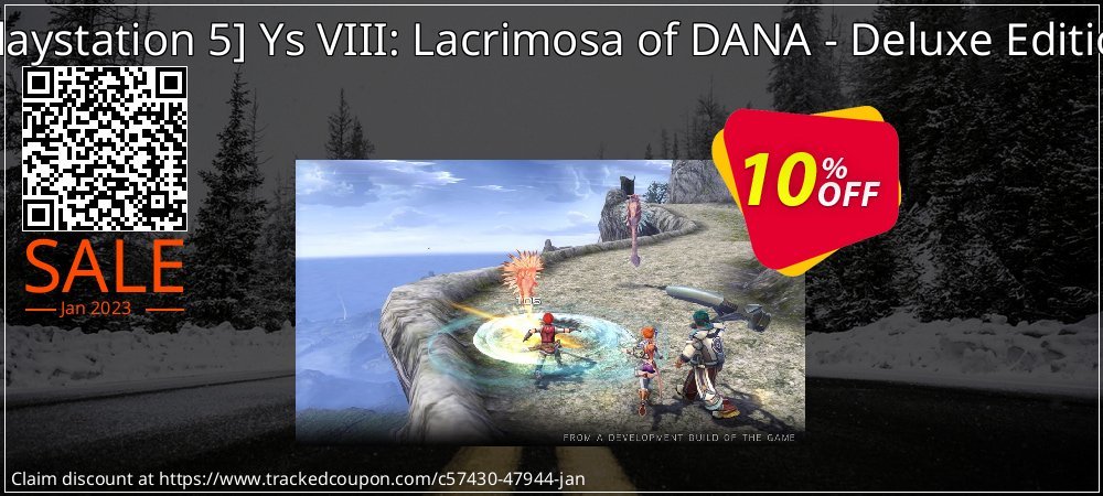  - Playstation 5 Ys VIII: Lacrimosa of DANA - Deluxe Edition coupon on Happy New Year deals