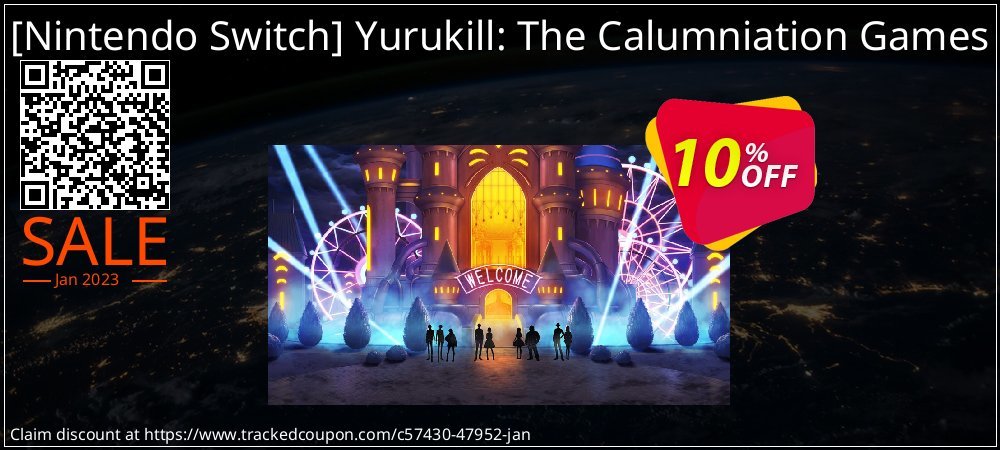  - Nintendo Switch Yurukill: The Calumniation Games coupon on New Year's Weekend sales