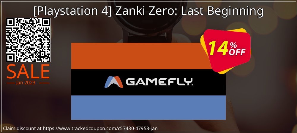  - Playstation 4 Zanki Zero: Last Beginning coupon on Korean New Year offer