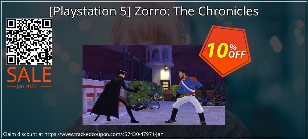  - Playstation 5 Zorro: The Chronicles coupon on Valentine Week offer
