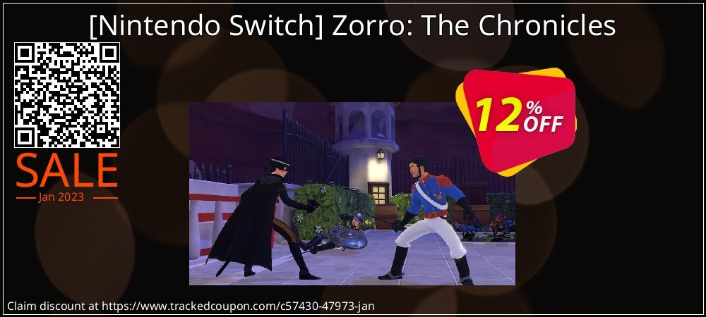  - Nintendo Switch Zorro: The Chronicles coupon on National Pizza Day offering discount