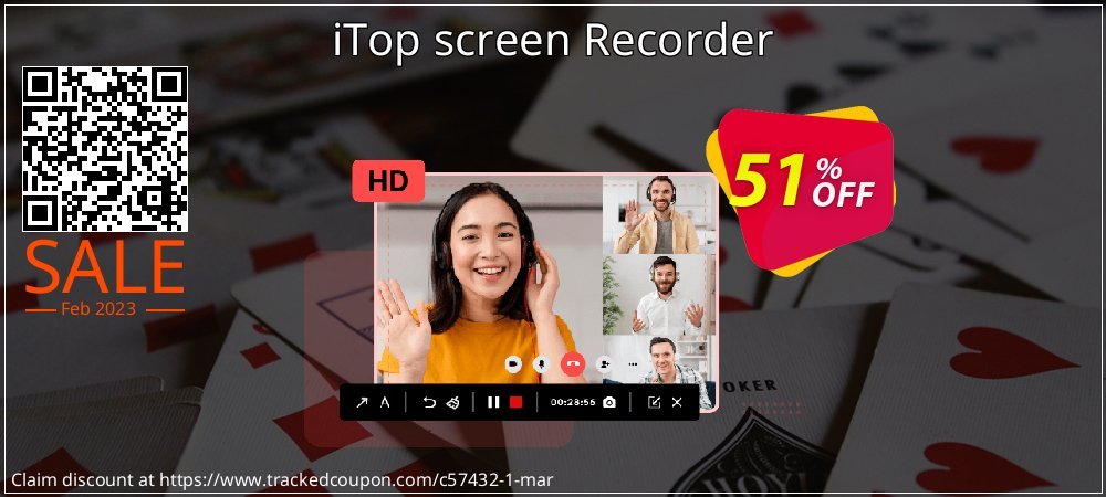 iTop screen Recorder - 1 Year / 1 PC  coupon on World Party Day super sale