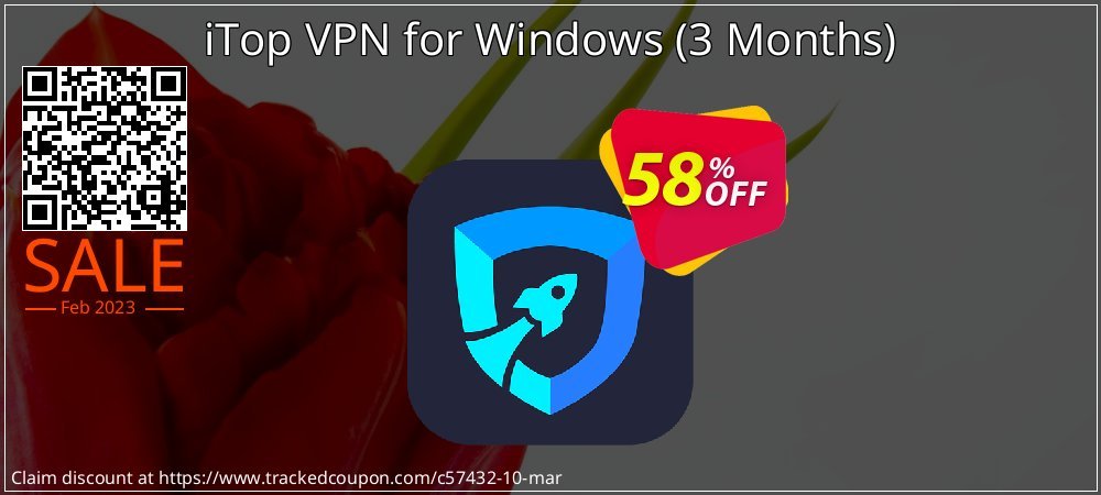 iTop VPN for Windows - 3 Months  coupon on National Walking Day super sale