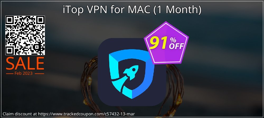 iTop VPN for MAC - 1 Month  coupon on National Pizza Party Day deals