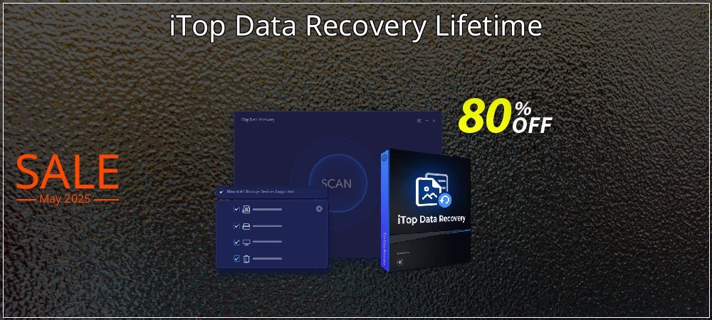 iTop Data Recovery Lifetime coupon on World Password Day deals