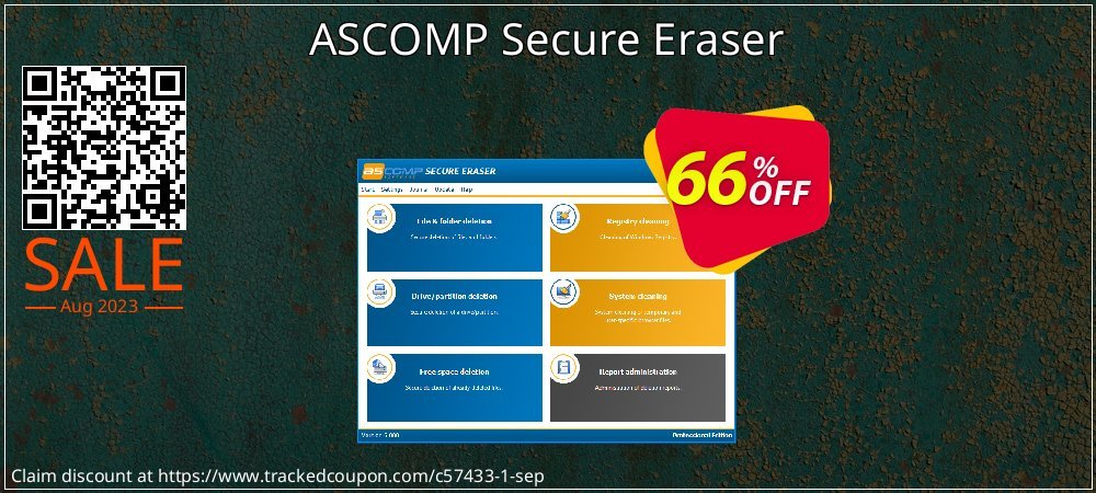 ASCOMP Secure Eraser coupon on World Party Day discounts