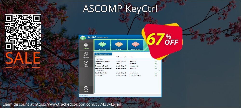 ASCOMP KeyCtrl coupon on April Fools' Day discount