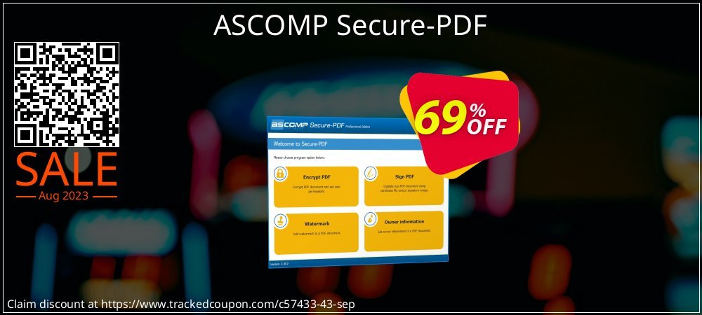 ASCOMP Secure-PDF coupon on National Pizza Party Day offering sales