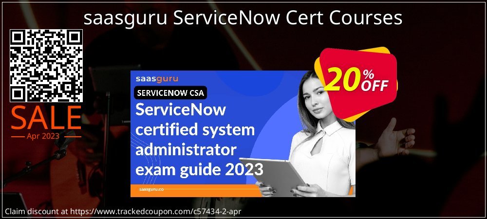 saasguru ServiceNow Cert Courses coupon on National Memo Day deals