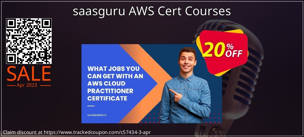 saasguru AWS Cert Courses coupon on Constitution Memorial Day offer
