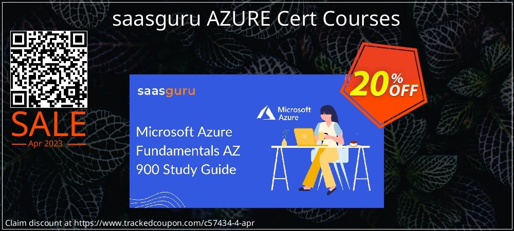 saasguru AZURE Cert Courses coupon on National Smile Day discount