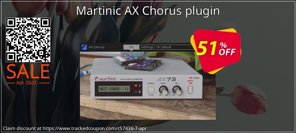 Martinic AX Chorus plugin coupon on April Fools' Day discounts