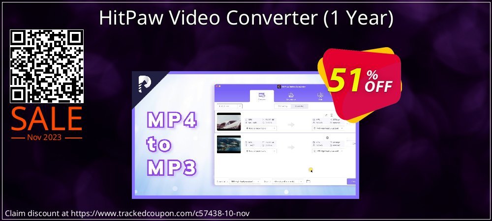 HitPaw Video Converter - 1 Year  coupon on National Walking Day discount