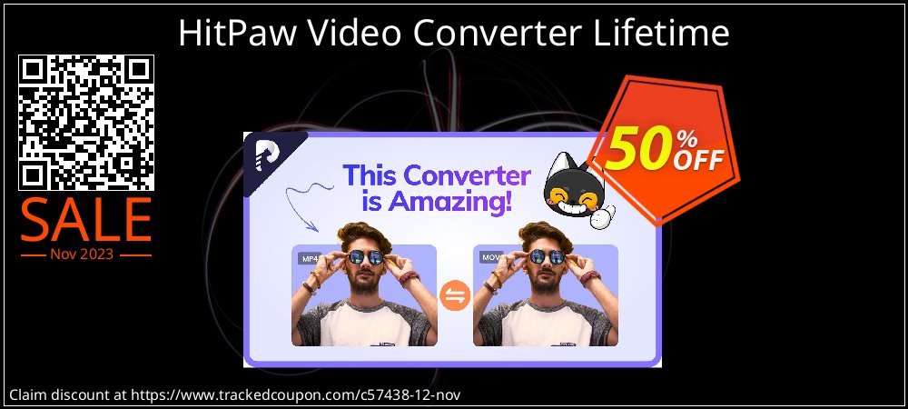 HitPaw Video Converter Lifetime coupon on April Fools Day offering discount