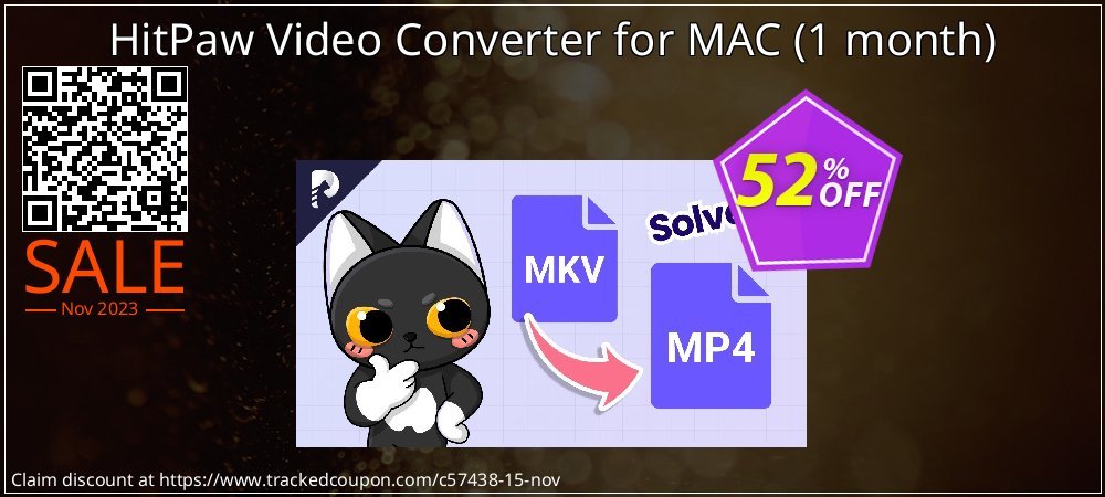 HitPaw Video Converter for MAC - 1 month  coupon on World Milk Day deals