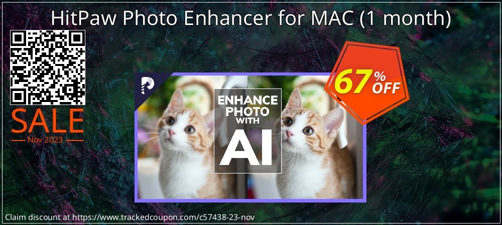 HitPaw Photo Enhancer for MAC - 1 month  coupon on Camera Day sales