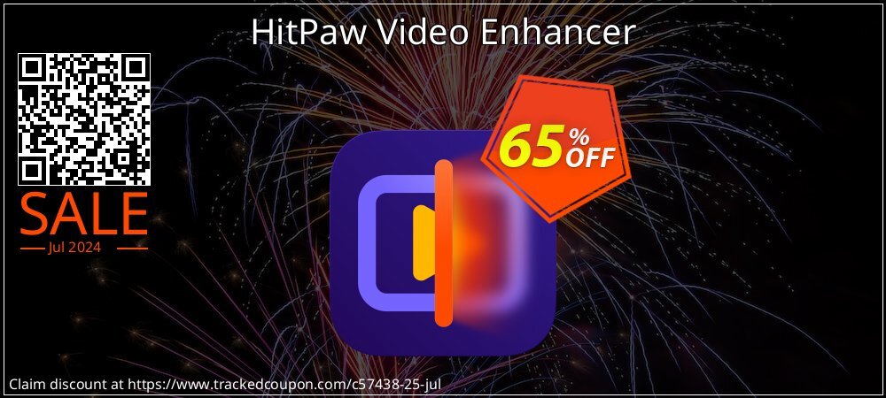 HitPaw Video Enhancer coupon on National Walking Day sales