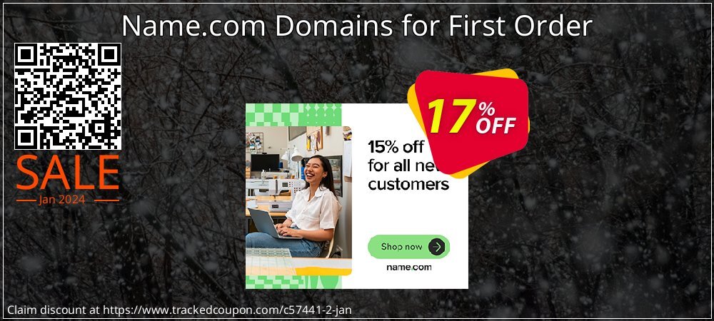 Name.com Domains for First Order coupon on Working Day promotions