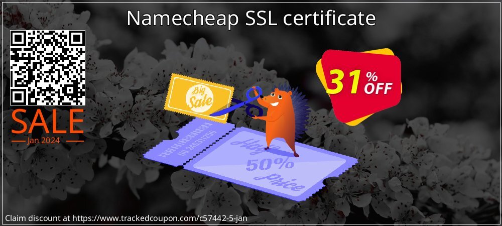 Namecheap SSL certificate coupon on Korean New Year sales