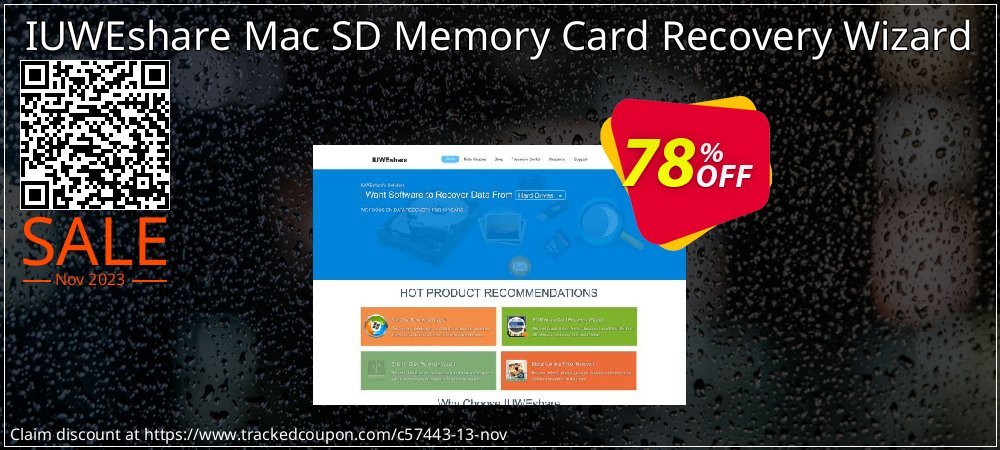 IUWEshare Mac SD Memory Card Recovery Wizard coupon on Easter Day offer