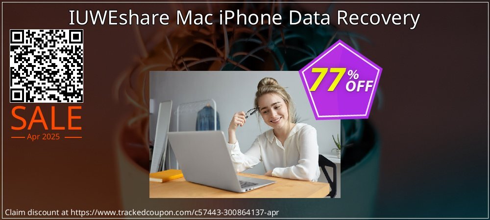 IUWEshare Mac iPhone Data Recovery coupon on April Fools' Day discount