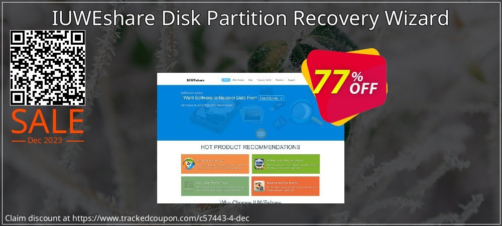 IUWEshare Disk Partition Recovery Wizard coupon on World Password Day discount