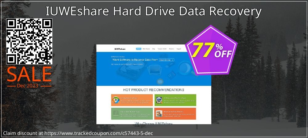 IUWEshare Hard Drive Data Recovery coupon on Mother Day offering discount
