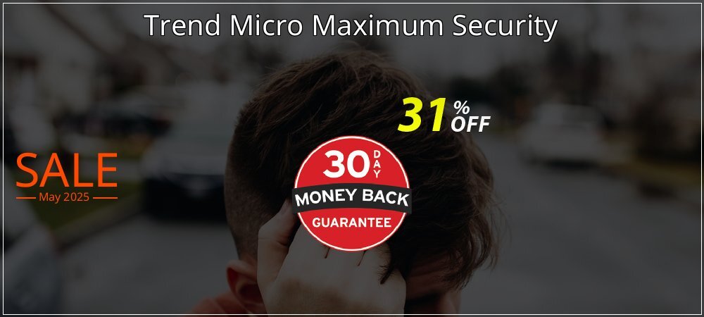 Trend Micro Maximum Security coupon on World Party Day sales