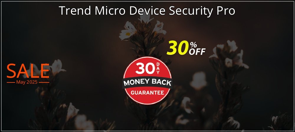 Trend Micro Device Security Pro coupon on National Pizza Party Day discount
