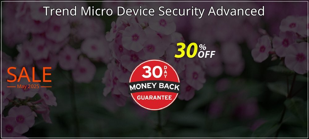 Trend Micro Device Security Advanced coupon on National Smile Day offering discount