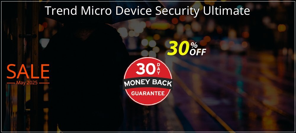 Trend Micro Device Security Ultimate coupon on World Party Day offering sales