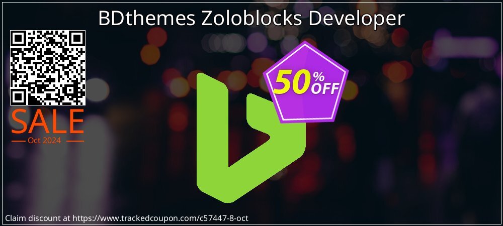 BDthemes Zoloblocks Developer coupon on Constitution Memorial Day offer