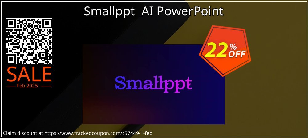 Smallppt  AI PowerPoint coupon on World Party Day offering sales