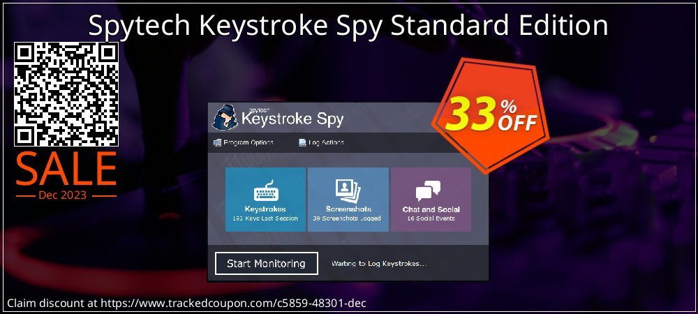 Spytech Keystroke Spy Standard Edition coupon on World Party Day sales