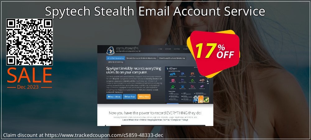 Spytech Stealth Email Account Service coupon on Virtual Vacation Day offering discount